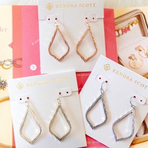 KENDRA SCOTT Sophia Drop Earrings In Rose Gold - Picture 3 of 4